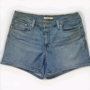 Men's LEVI'S Mid Length shorts men's 32 length 12" lightly distressed